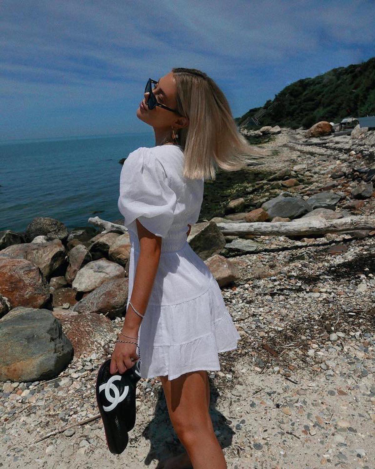 단독으로 입을 화이트원피스🤍 이미지