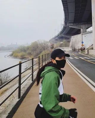 마스크 모범생💛이시영 언니 이미지