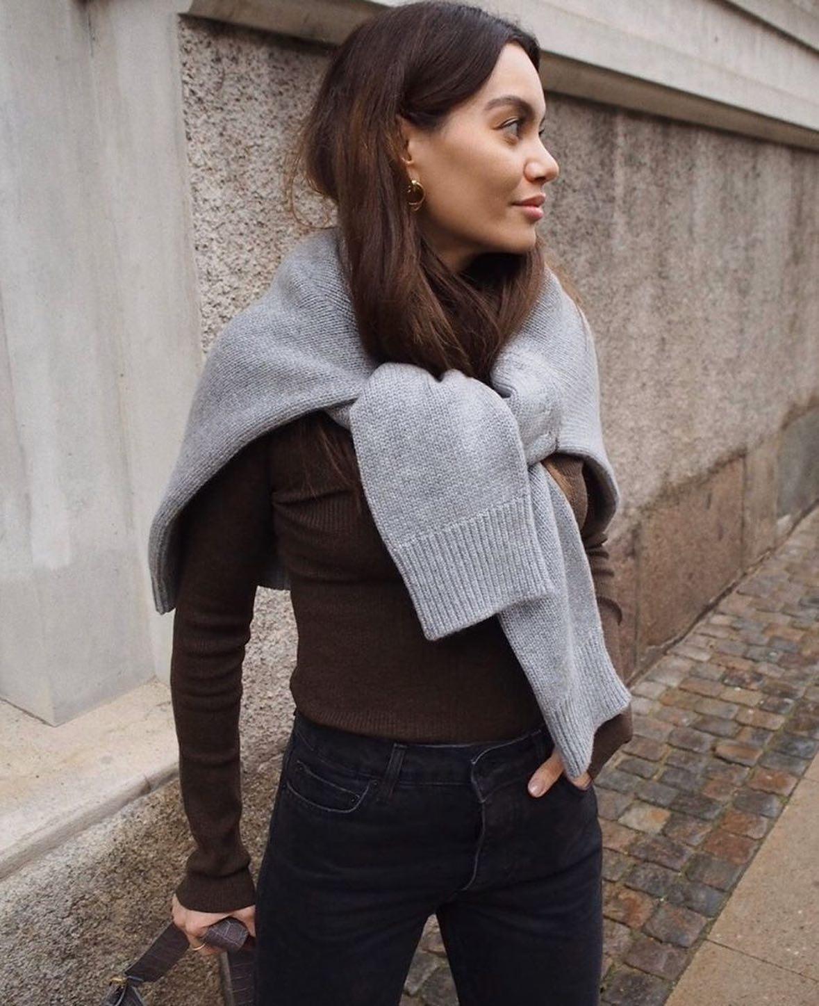 아우터 위에도 니트레이어링😎 이미지