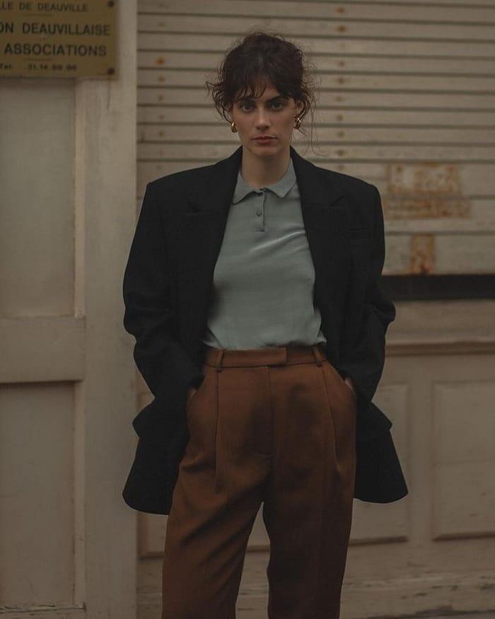 그냥 와이드말고 핀턱 팬츠😎 이미지