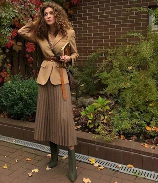 겨울코디 필수, 플리츠스커트🧚🏻♀️ 이미지
