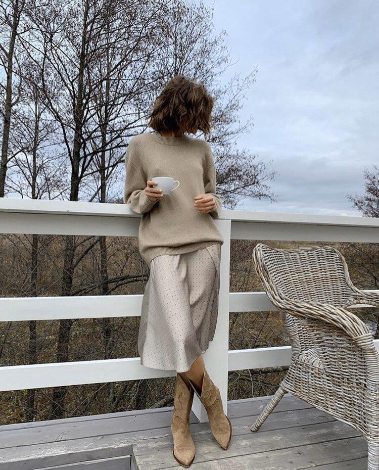 가을 롱스커트로 분위기🍁 이미지