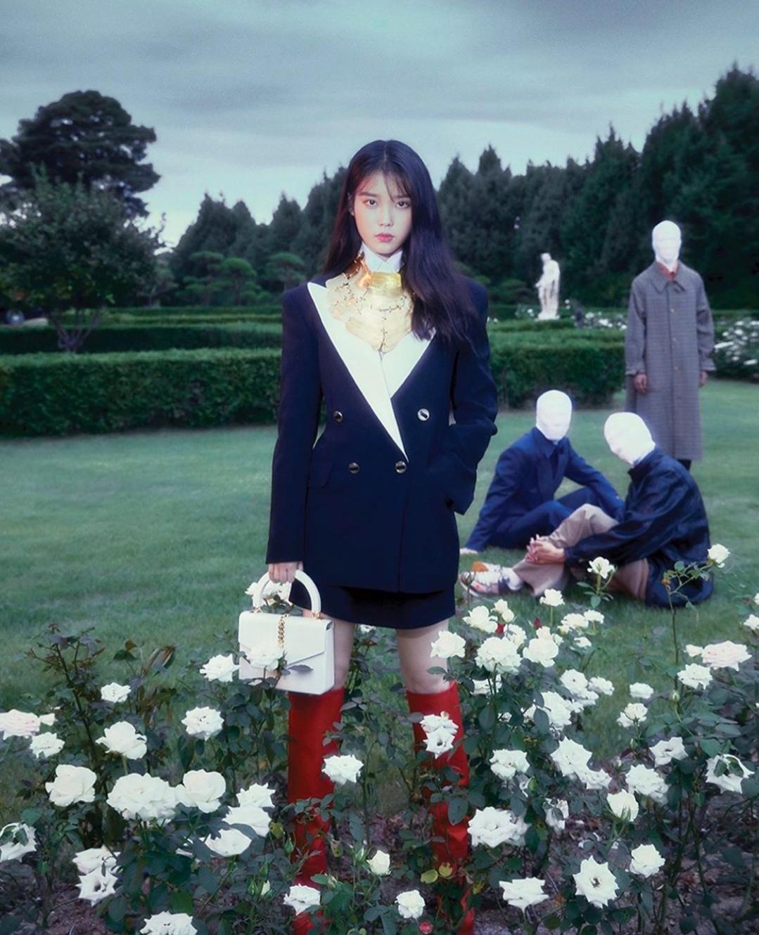 아이유와 구찌 조합❤️💚 이미지