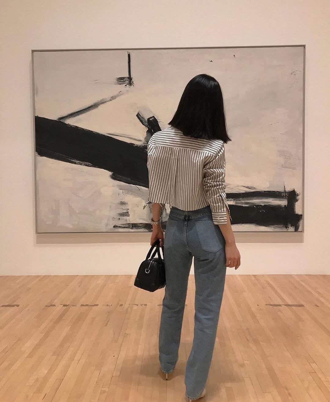 이런 바지핏 언니들🧡 @부러워 이미지
