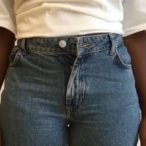 여름철 불어난 뱃짤로 
안닫히는 바지 입는 꿀팁😉 이미지