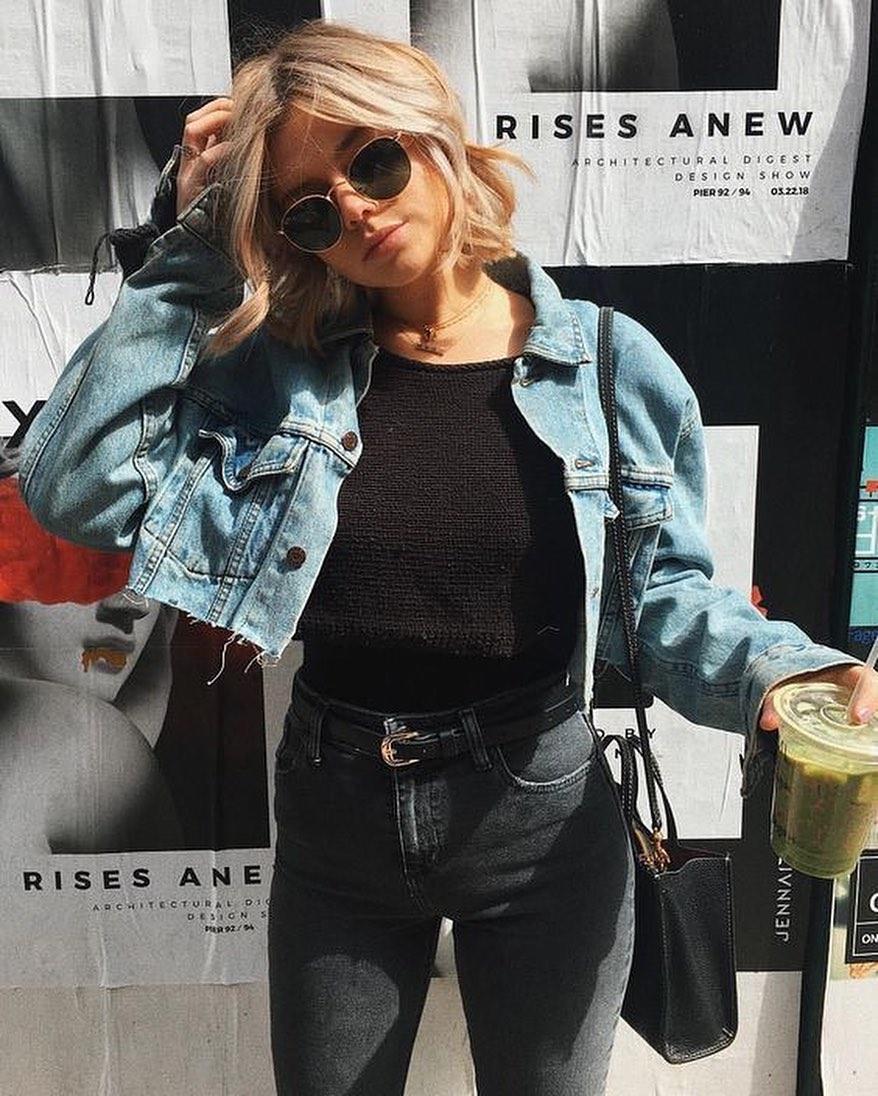 가을을 위한 데님 자켓 👖 이미지