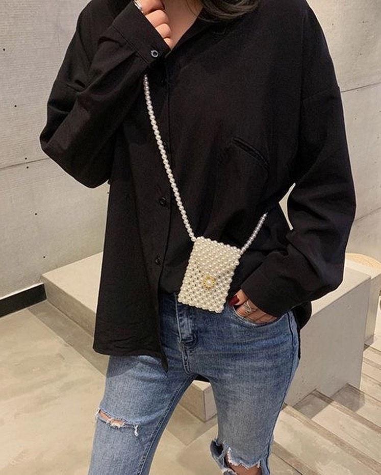 귀여운 진주 비즈백🧐❤️ 이미지2