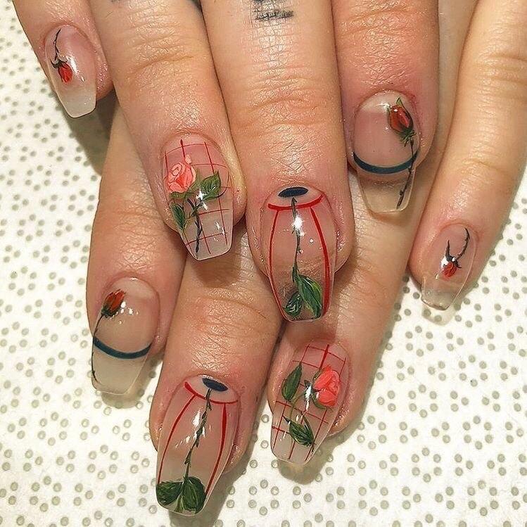 네일아트💅🏻 기분전환ㄱㄱ❣️ 이미지