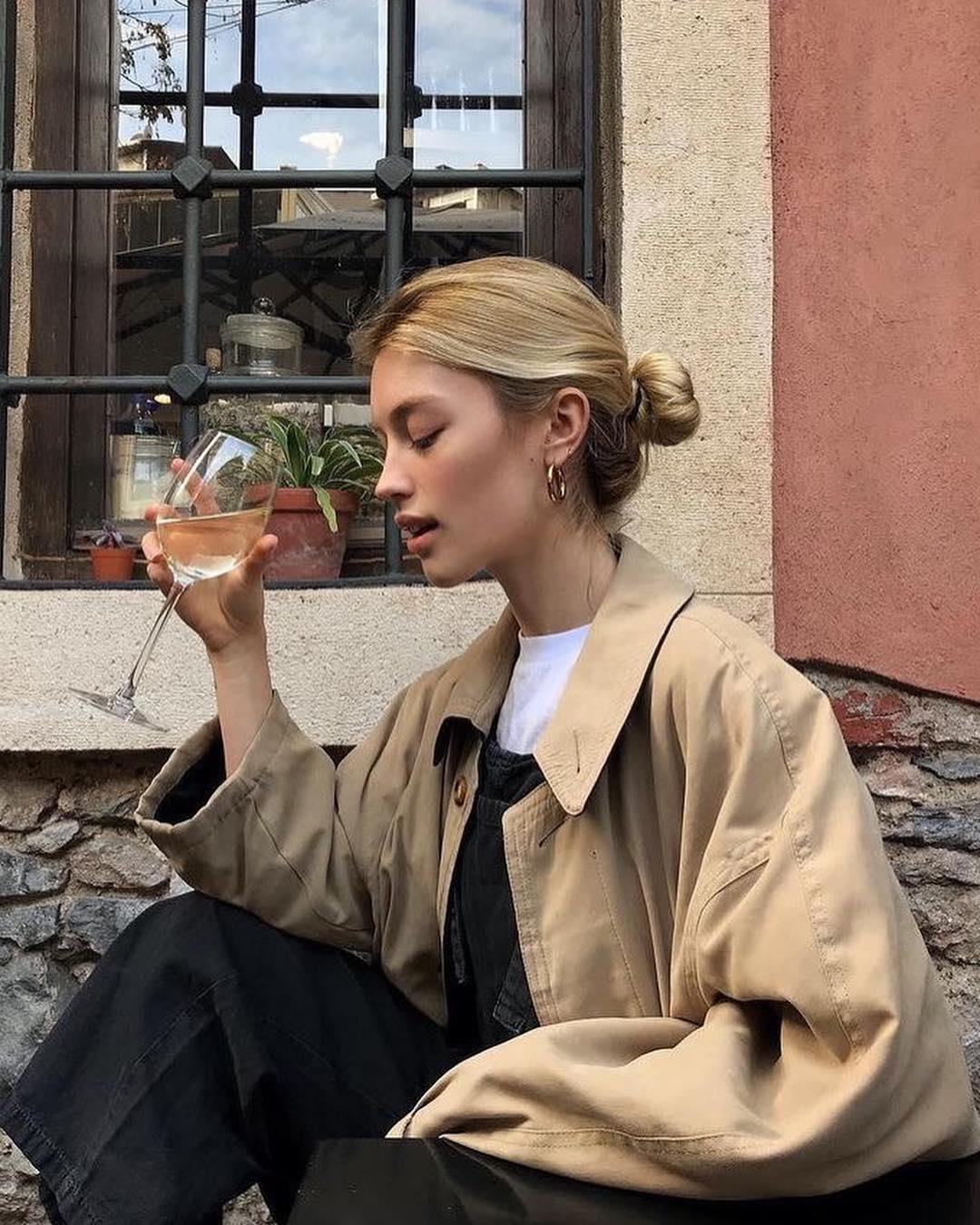 시원 깔끔🎶똥머리💕 이미지