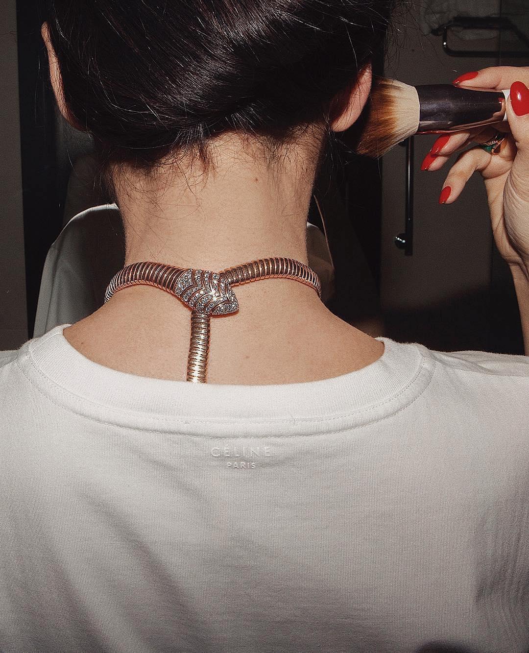 불가리 목걸이🐍 이미지"