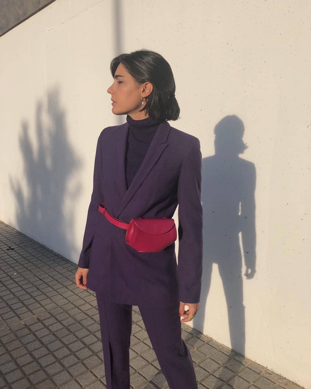 보라 정장 💜 이미지