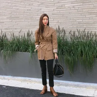 역쉬 차정원 언니 가을룩🍁💛 이미지