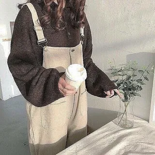 가을 브라운 코디 좋다 🍁 이미지