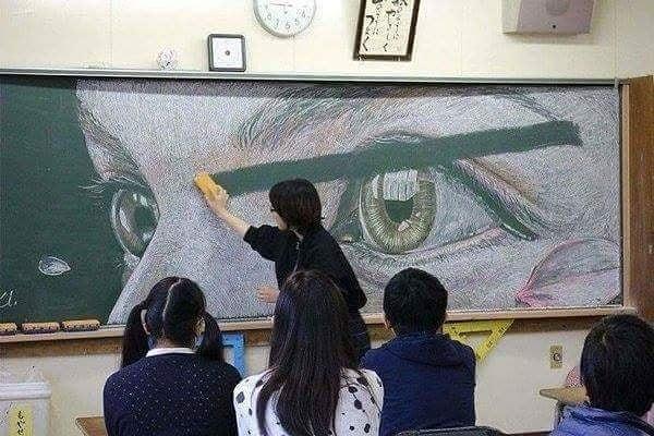 칠판 위 그림 레벨 😨👨‍🎨👩‍🎨 이미지