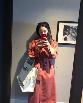 가을 분위기 풀풀 🍁효민ootd 이미지