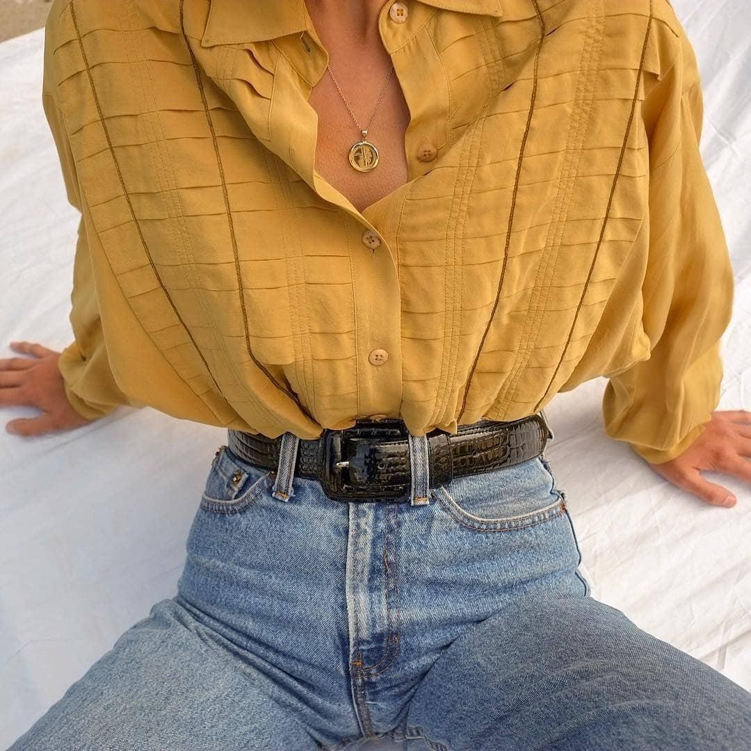 가을엔 청바지 코디네이션 💙 이미지