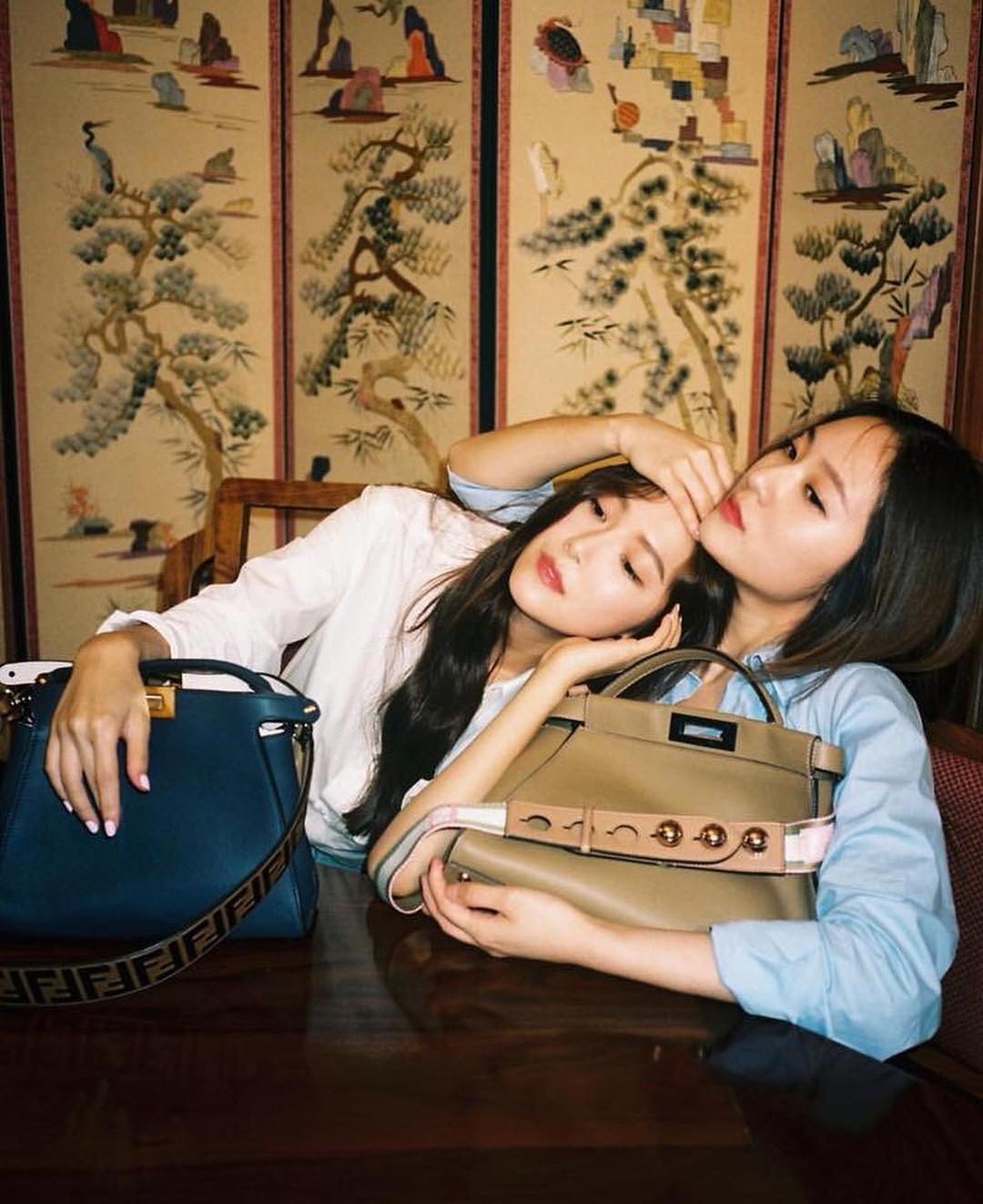 펜디 캠페인 주인공, 정자매👯‍♀️ 이미지