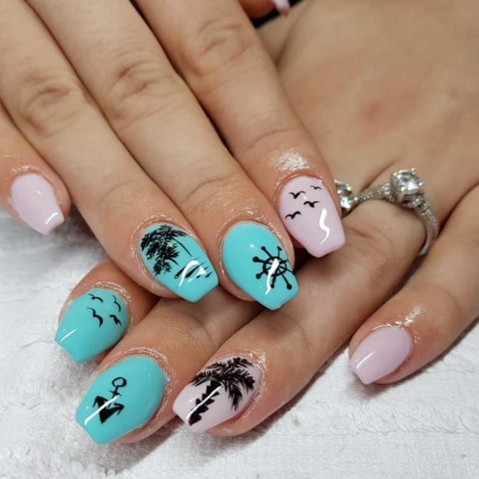 여름 대비 마린네일 아트🎨💙 이미지6