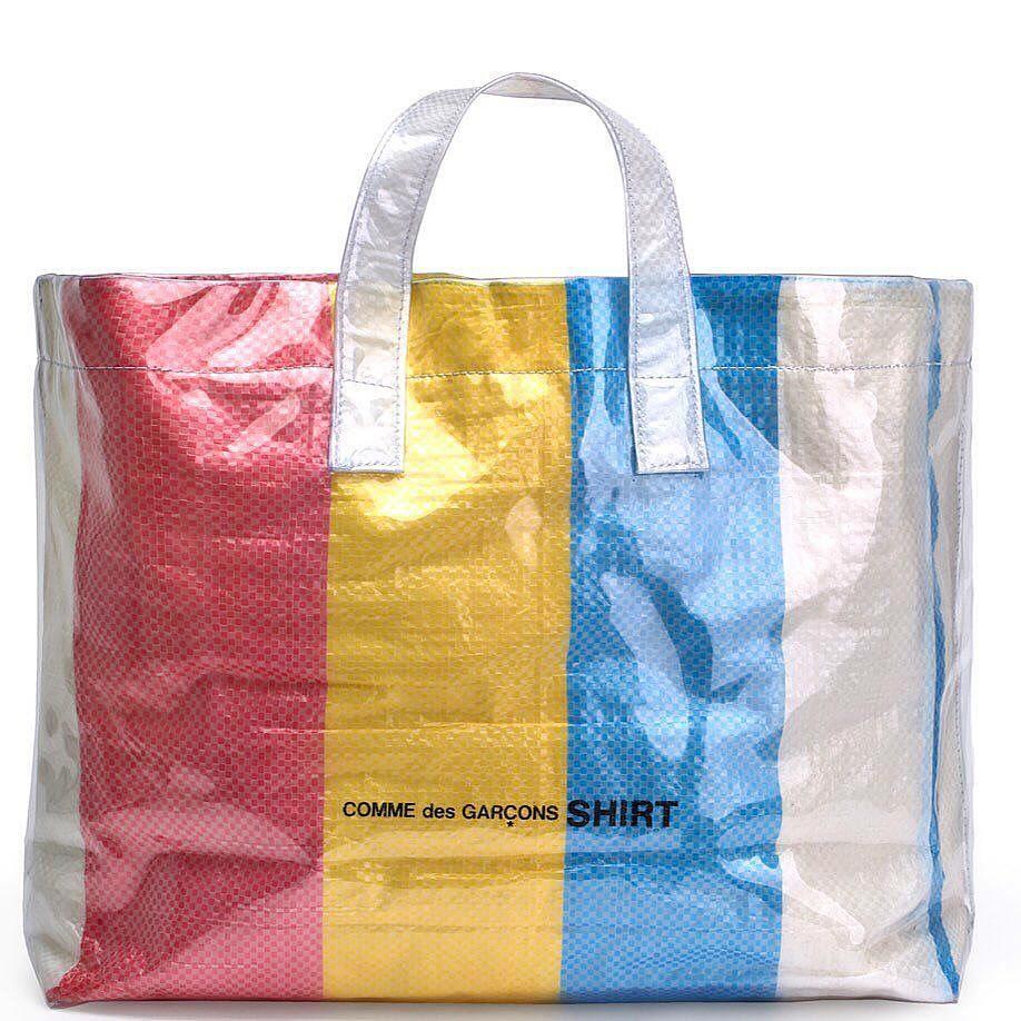 꼼데가르송 새 PVC백 🌈 이미지