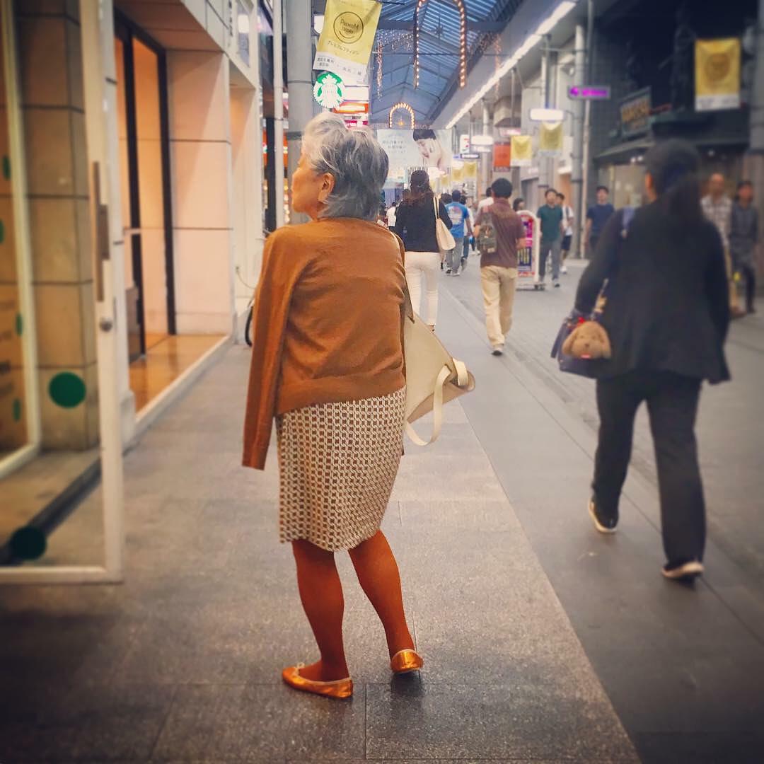 일본 83세 할머니 데일리룩💚 이미지