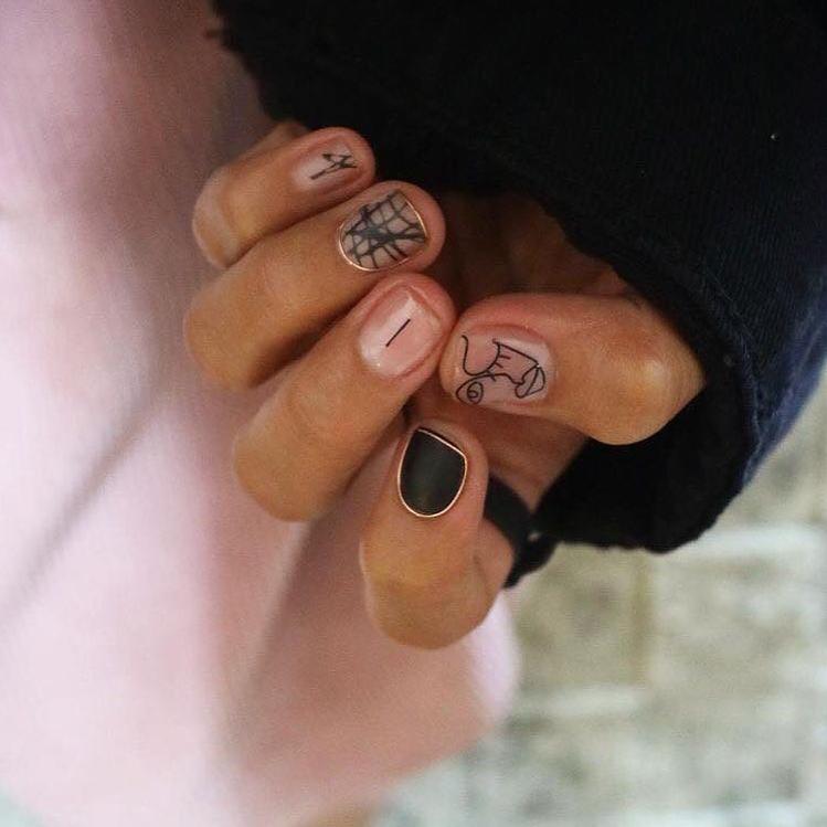 앙리마티스 💅🏻🖤네일아트 이미지