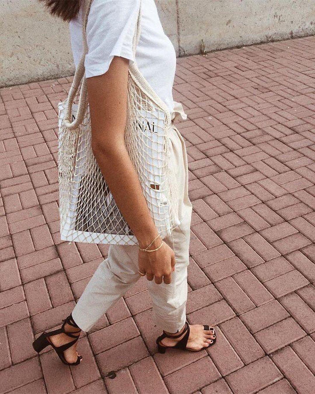 더워지는 요즘 💛그물망 가방 이미지