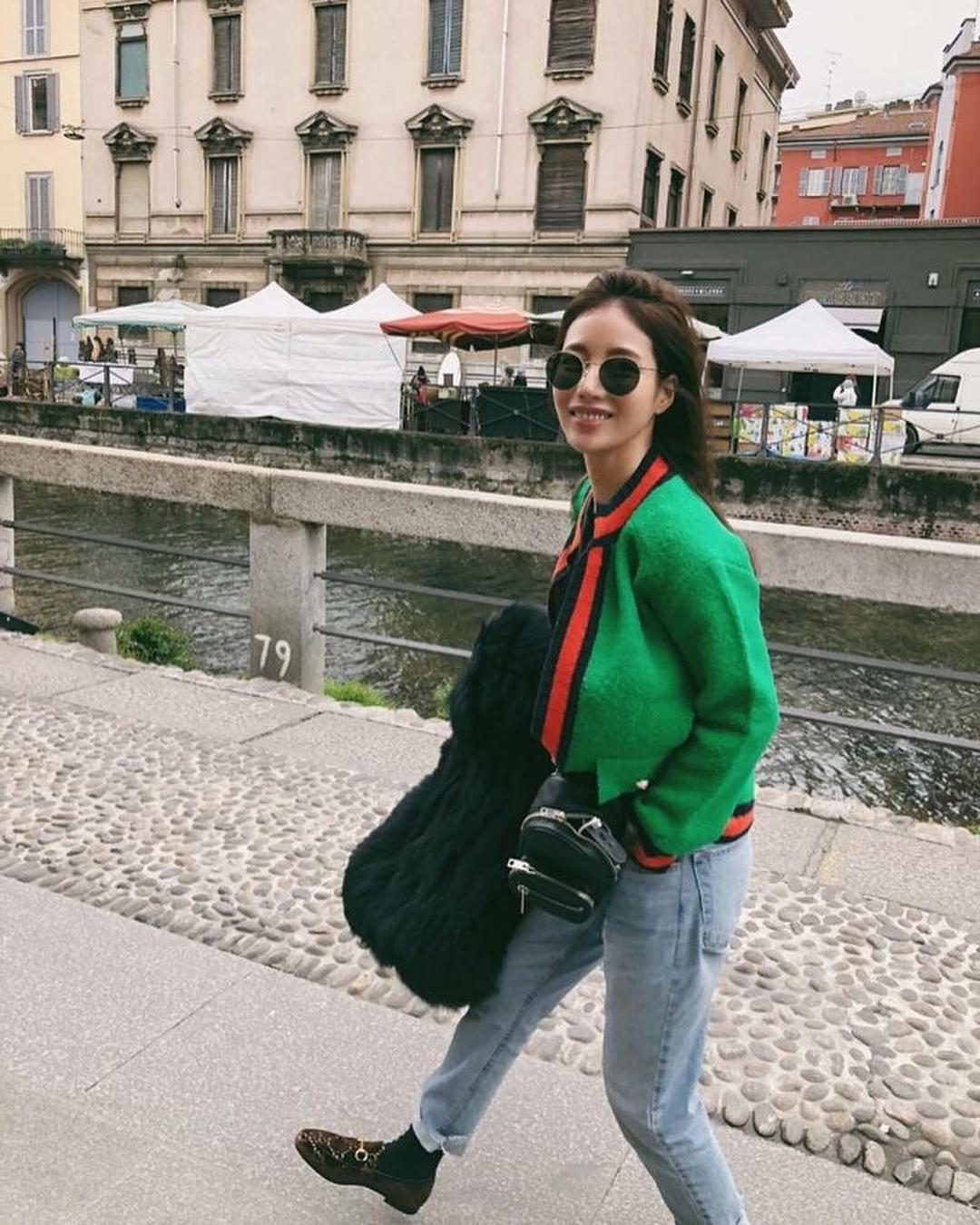 따라하고픈 💚 기은세 일상룩 이미지