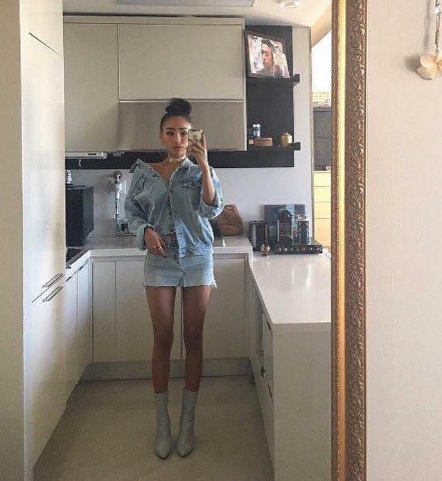 패션은 얇은 옆구리?🖤문가비 이미지8