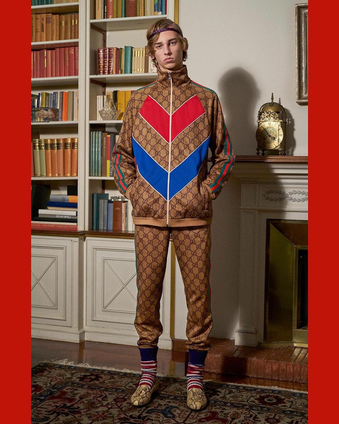 구찌 멘 Pre-Fall 2018💙❤️ 이미지