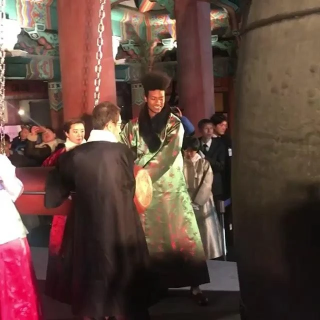 모델 한현민 🖤제야의 종치기 이미지1