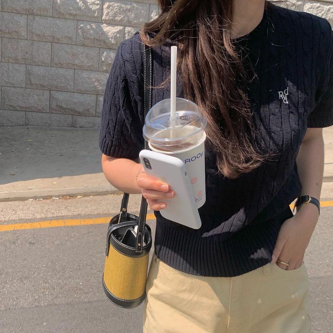 예쁜 주명언니🤍🤎@반팔니트룩 이미지3