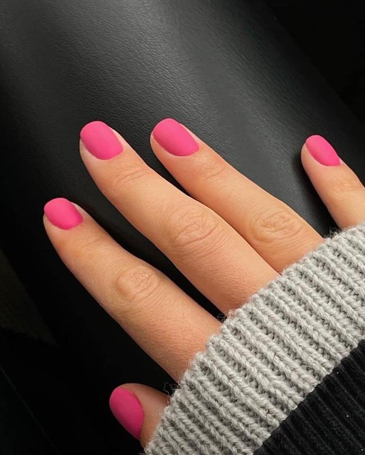 한 컬러로 심플하게💅🏻💓@네일 이미지8