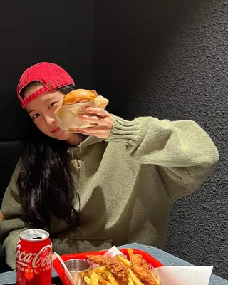 포근한 니트후드티🧶💚귀여워 이미지