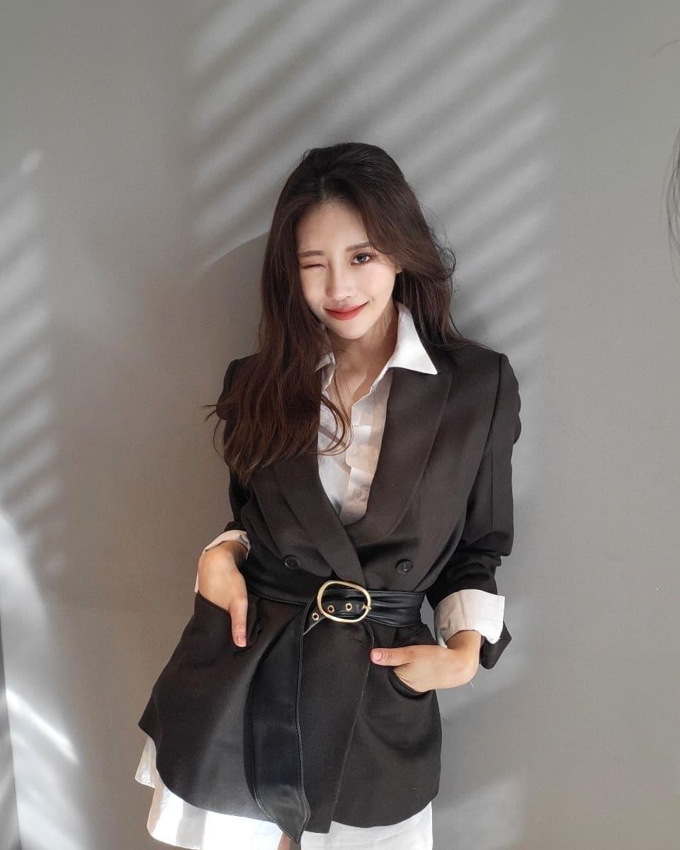 셔츠의 계절 가을🤎 미주 코디 참고 이미지