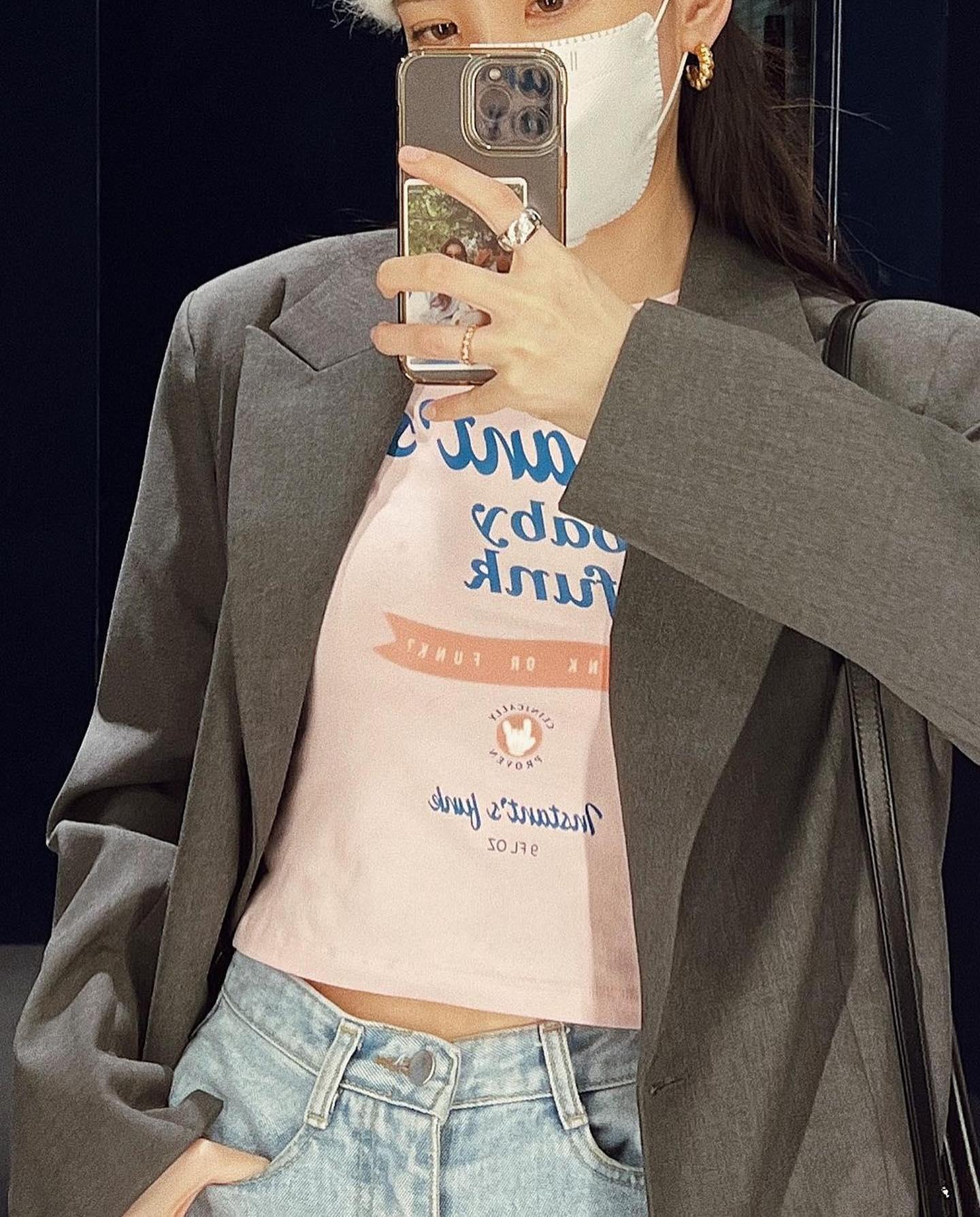 파우더 향 가득한💖🧴반팔티셔츠 이미지6