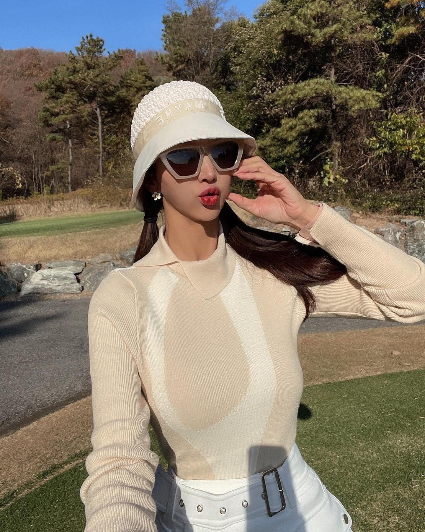 언니들 겨울 라운딩룩💜💚@예뻐 이미지5