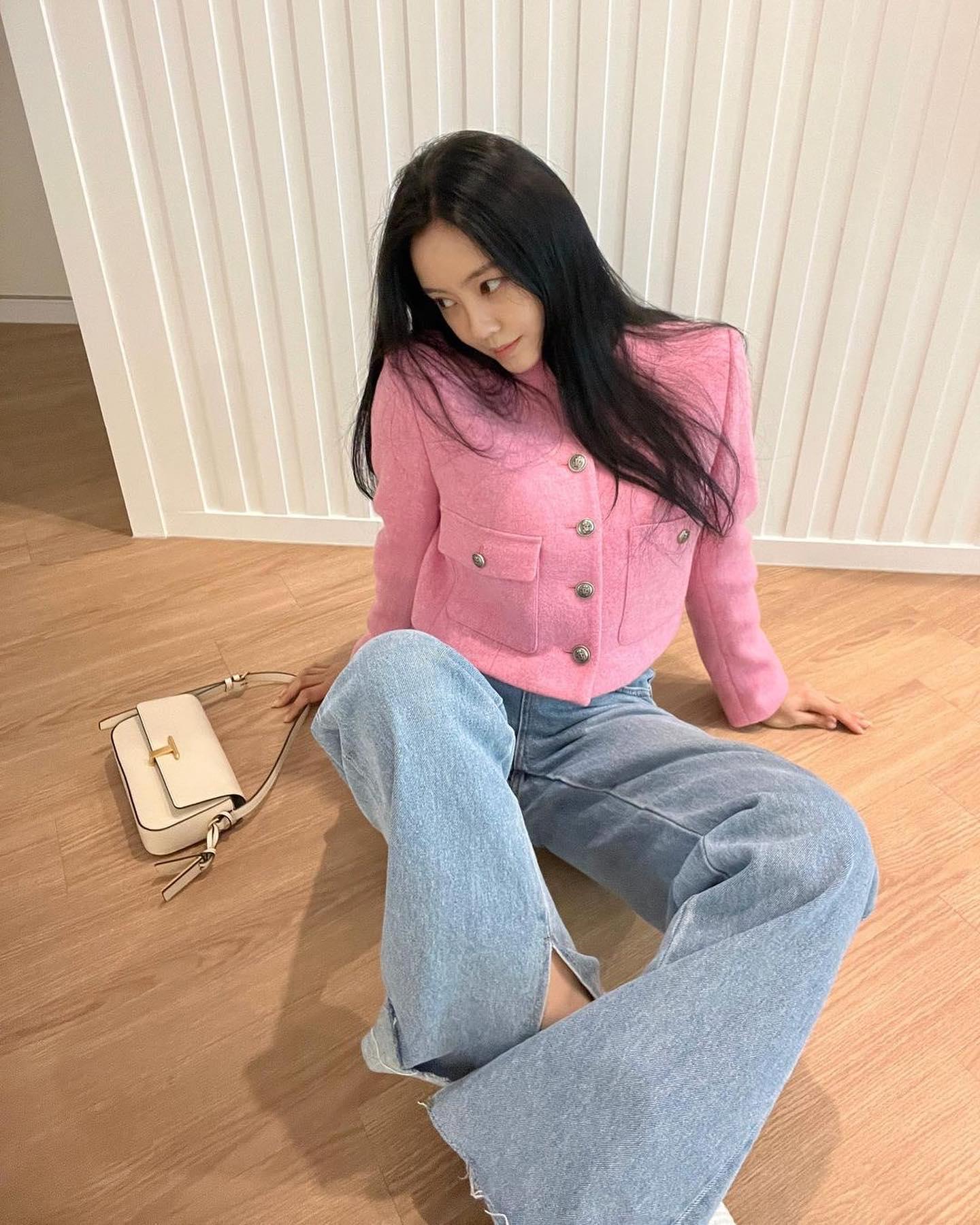 러블리 핑크무드💖🍁트위드 자켓 이미지