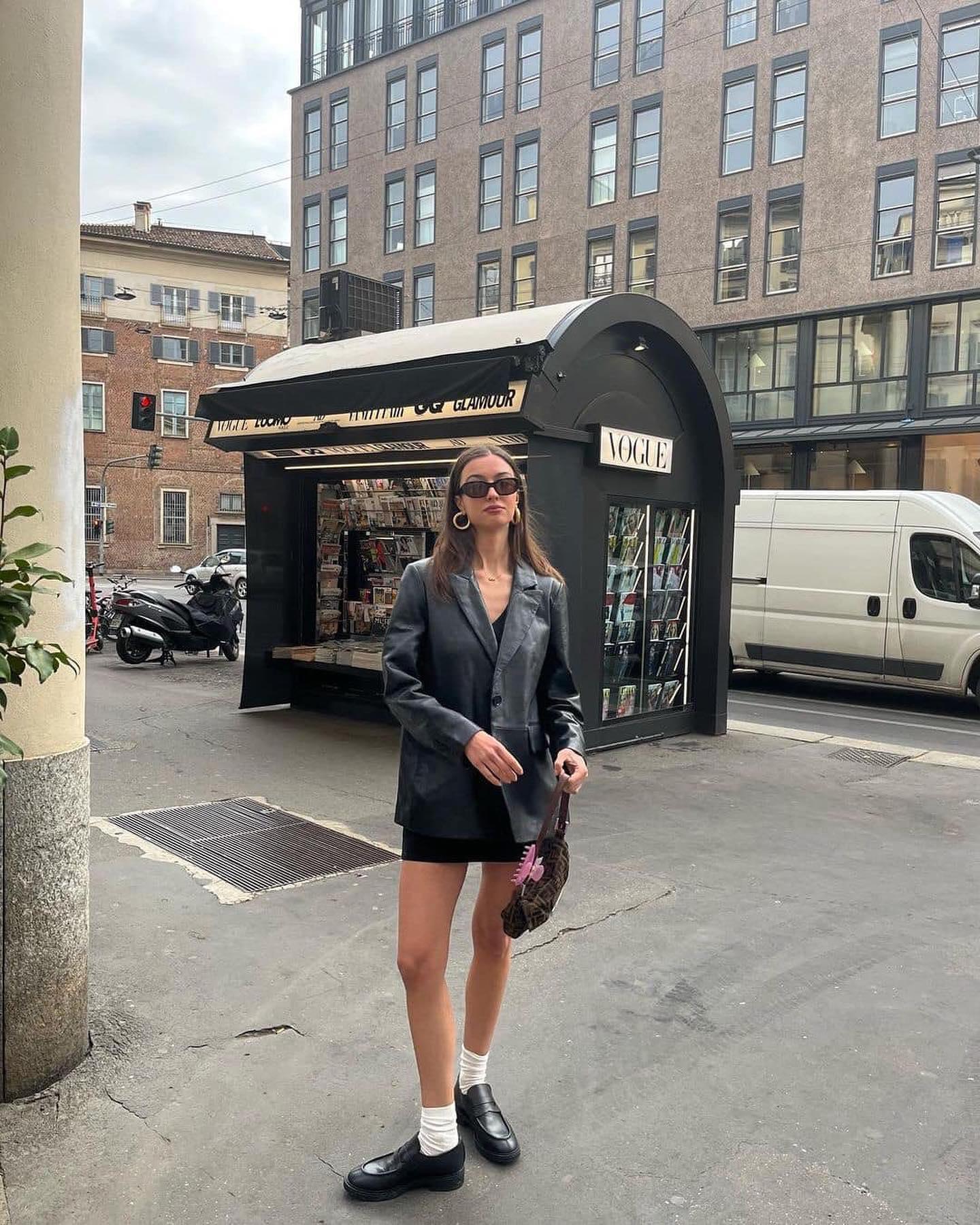 언니들 로퍼 코디 참고해👞🖤 이미지2