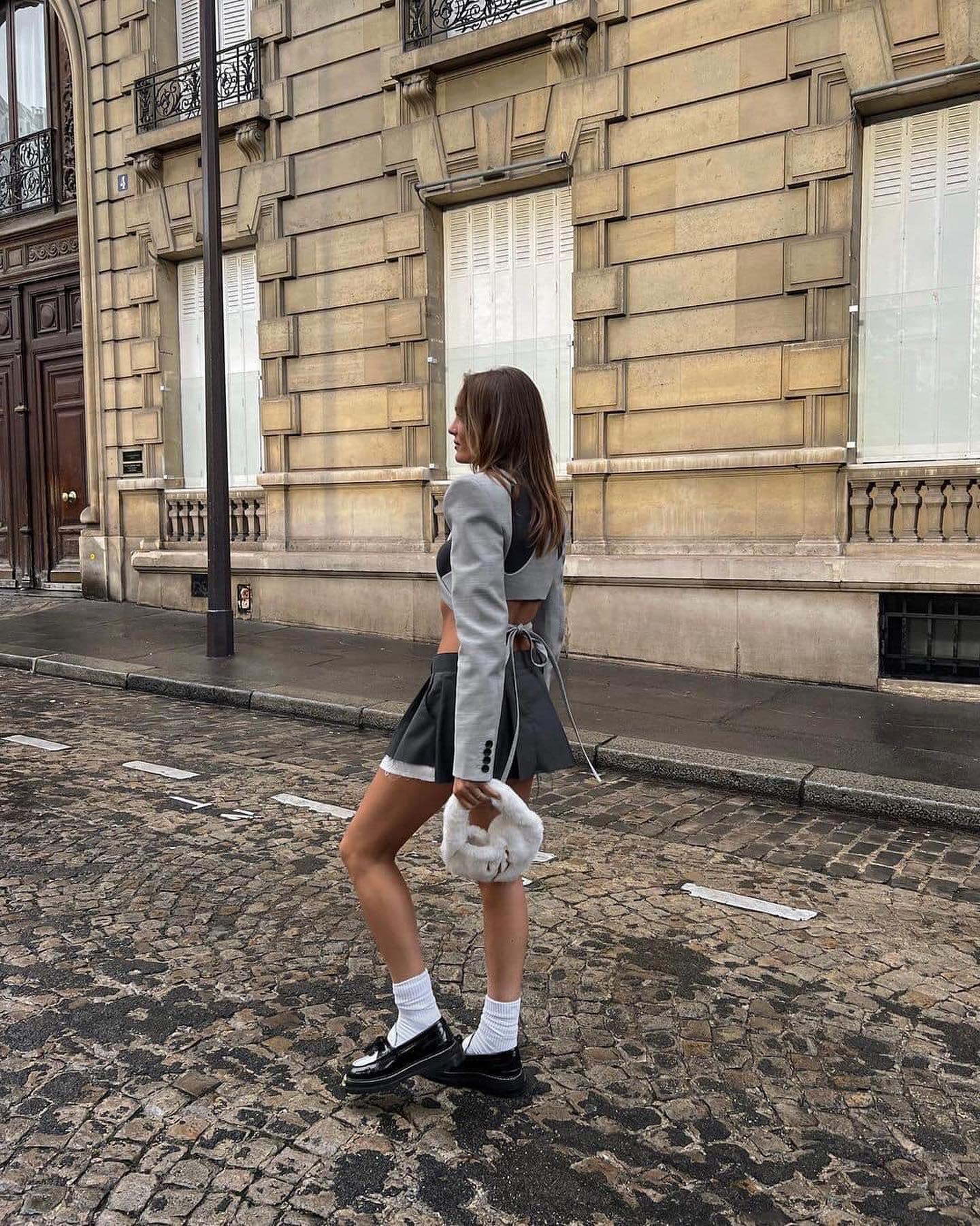 언니들 로퍼 코디 참고해👞🖤 이미지6