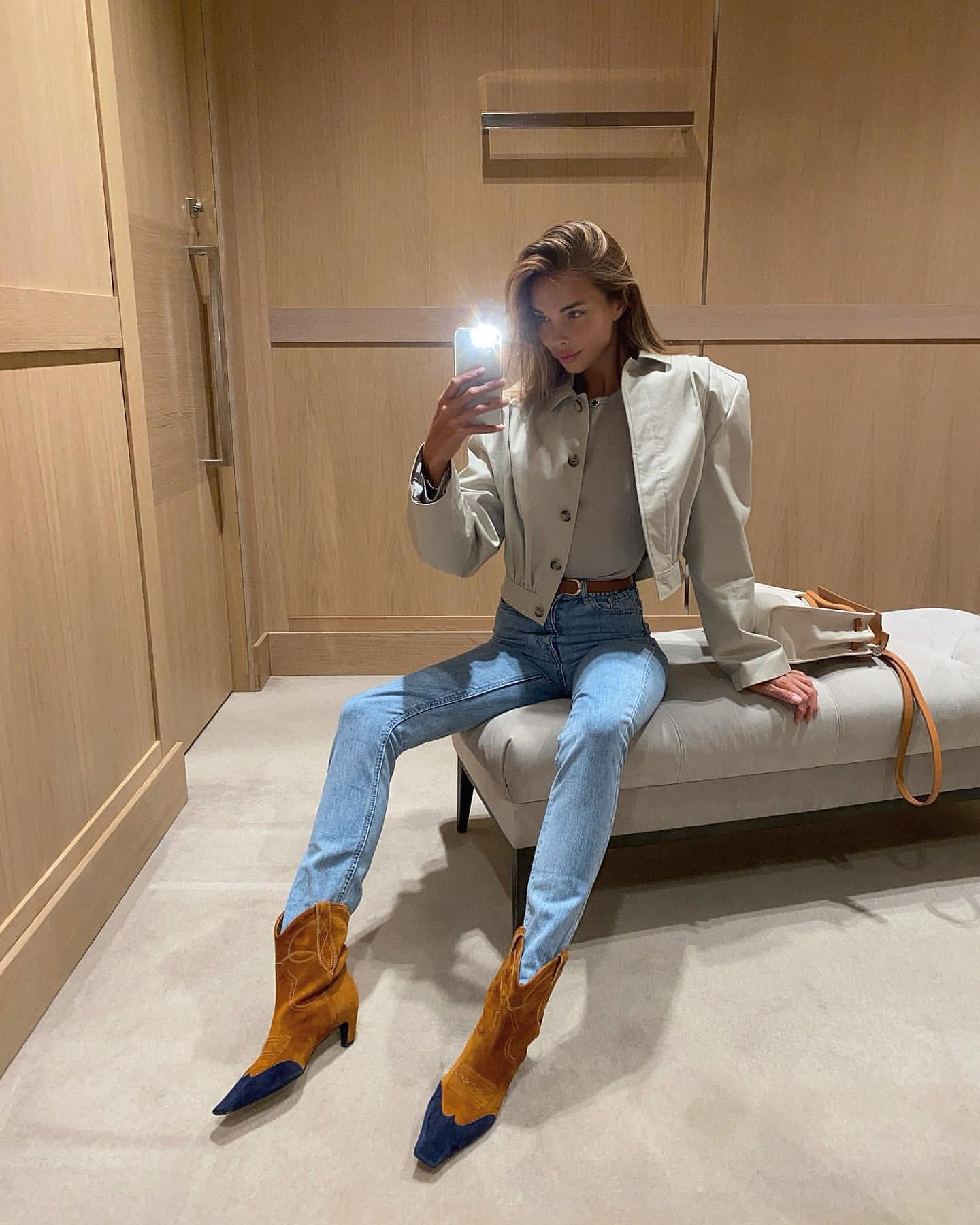 바지에 부츠 코디👢👑 이미지