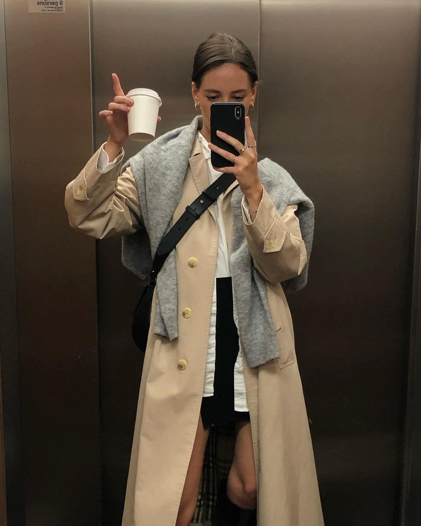 트렌치코트 계절이 돌아왔다🍂🧥 이미지