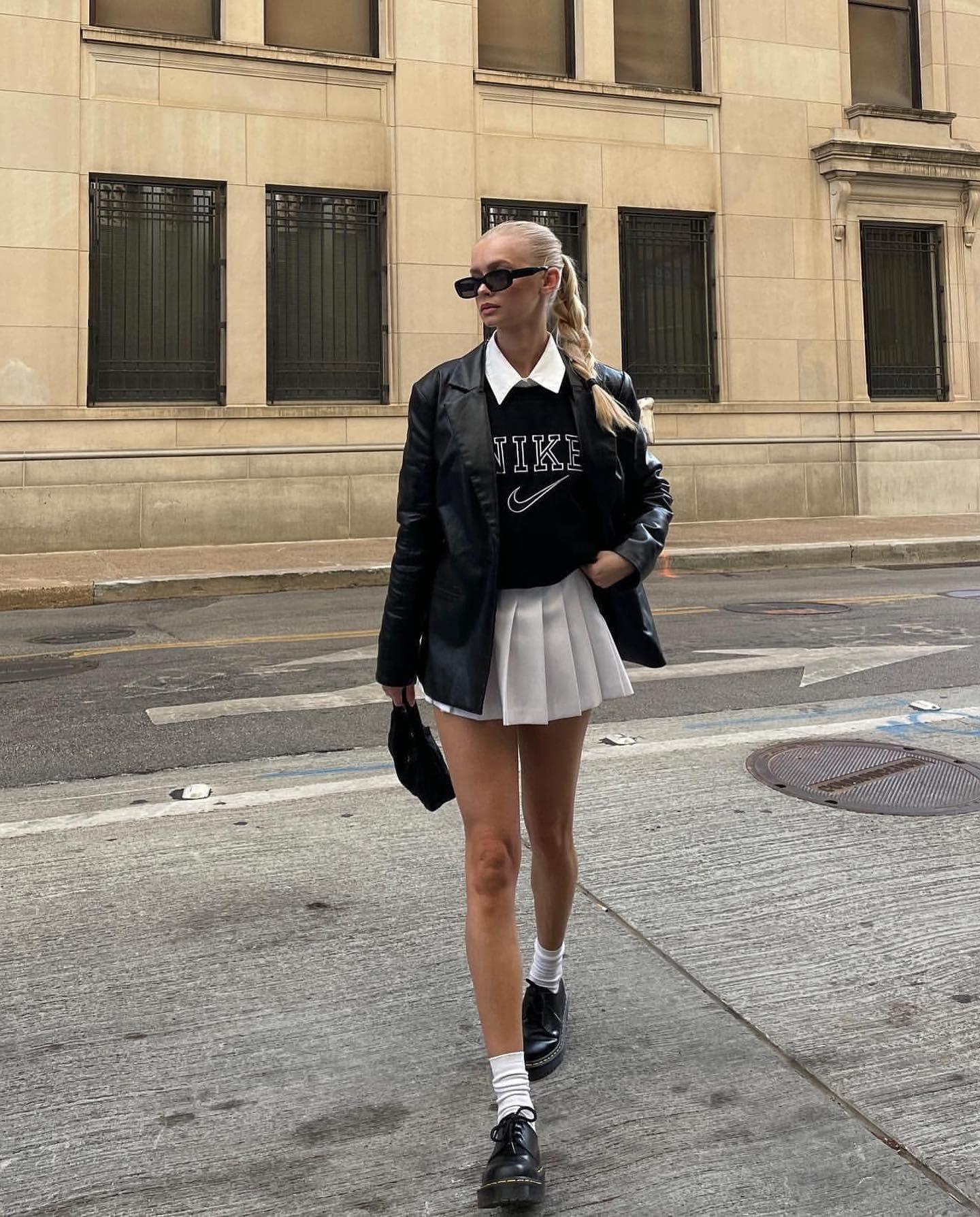 플리츠 스커트 데일리룩👗🙌🏻 이미지