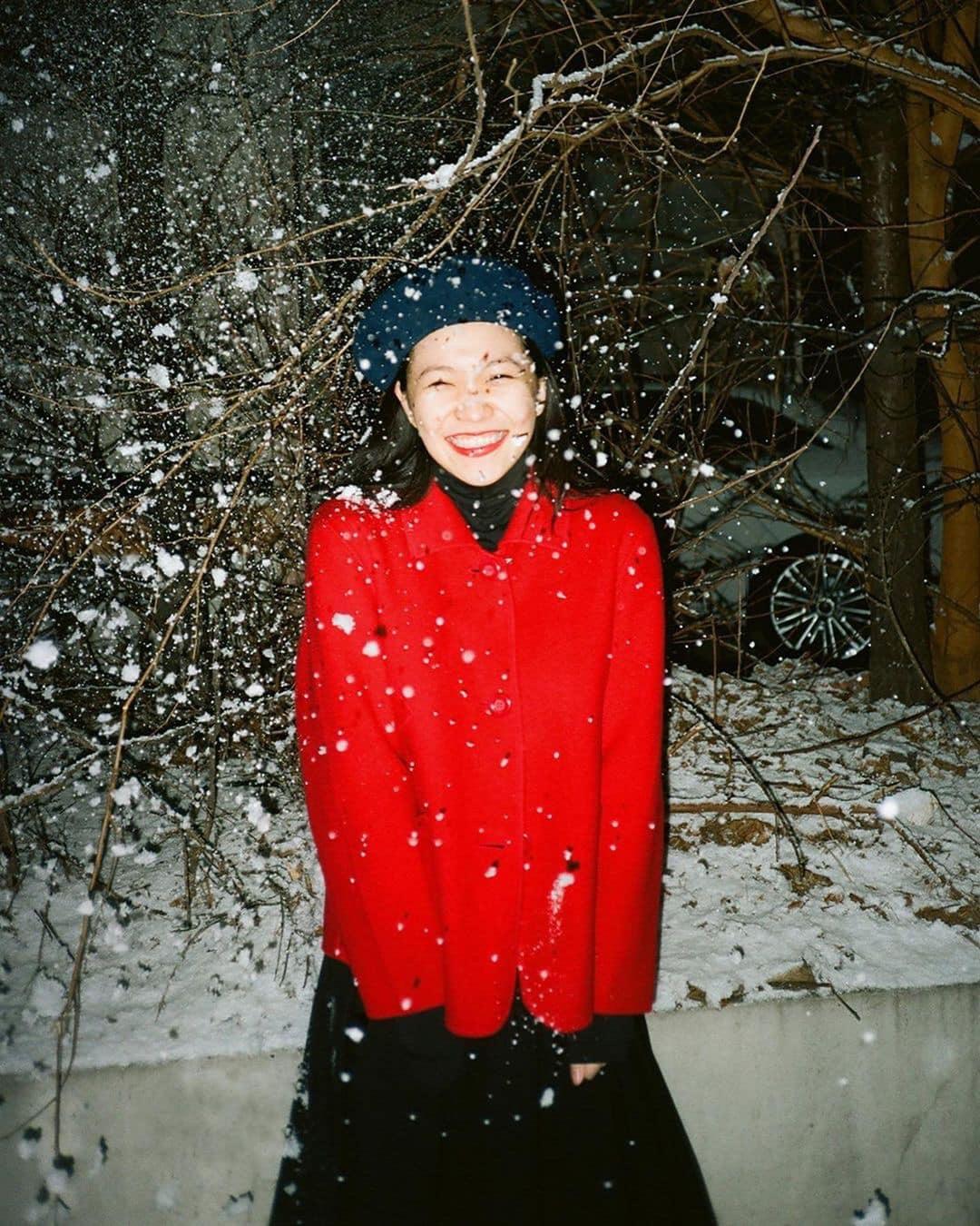 첫 눈 왔다☃️이제 따뜻히 입기❤️ 이미지