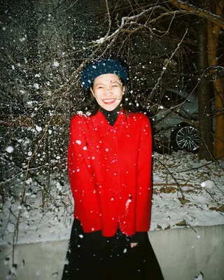첫 눈 왔다☃️이제 따뜻히 입기❤️ 이미지