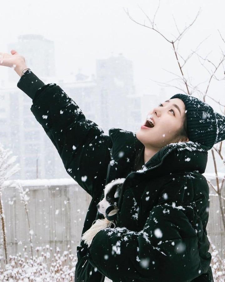 첫 눈 왔다☃️이제 따뜻히 입기❤️ 이미지