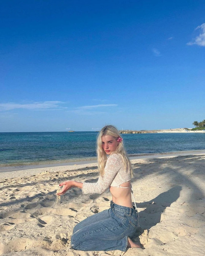 여름 데님룩@청량하게👖🏖 이미지1