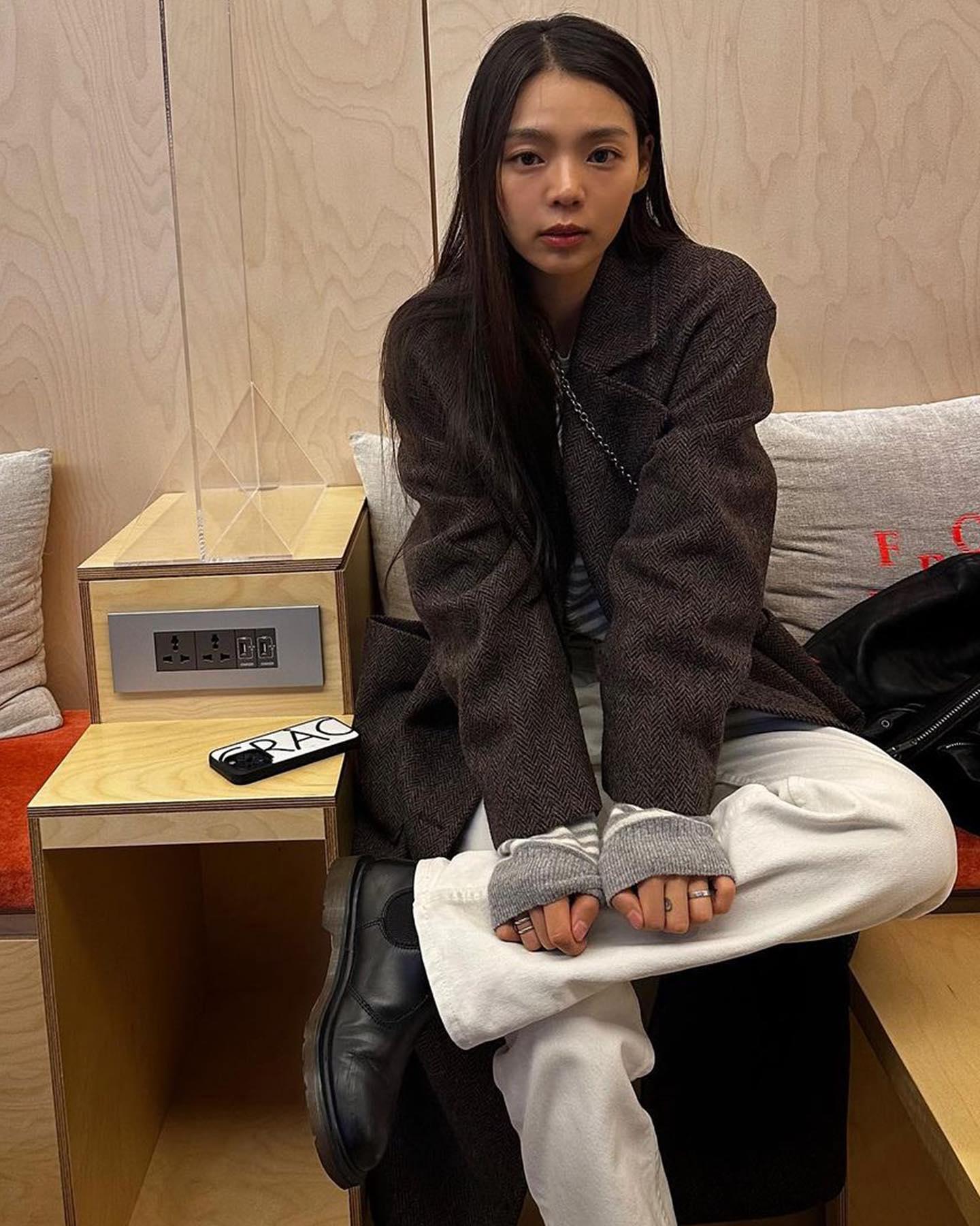 겨울에는 헤링본 코트🤎🧥@조이 이미지