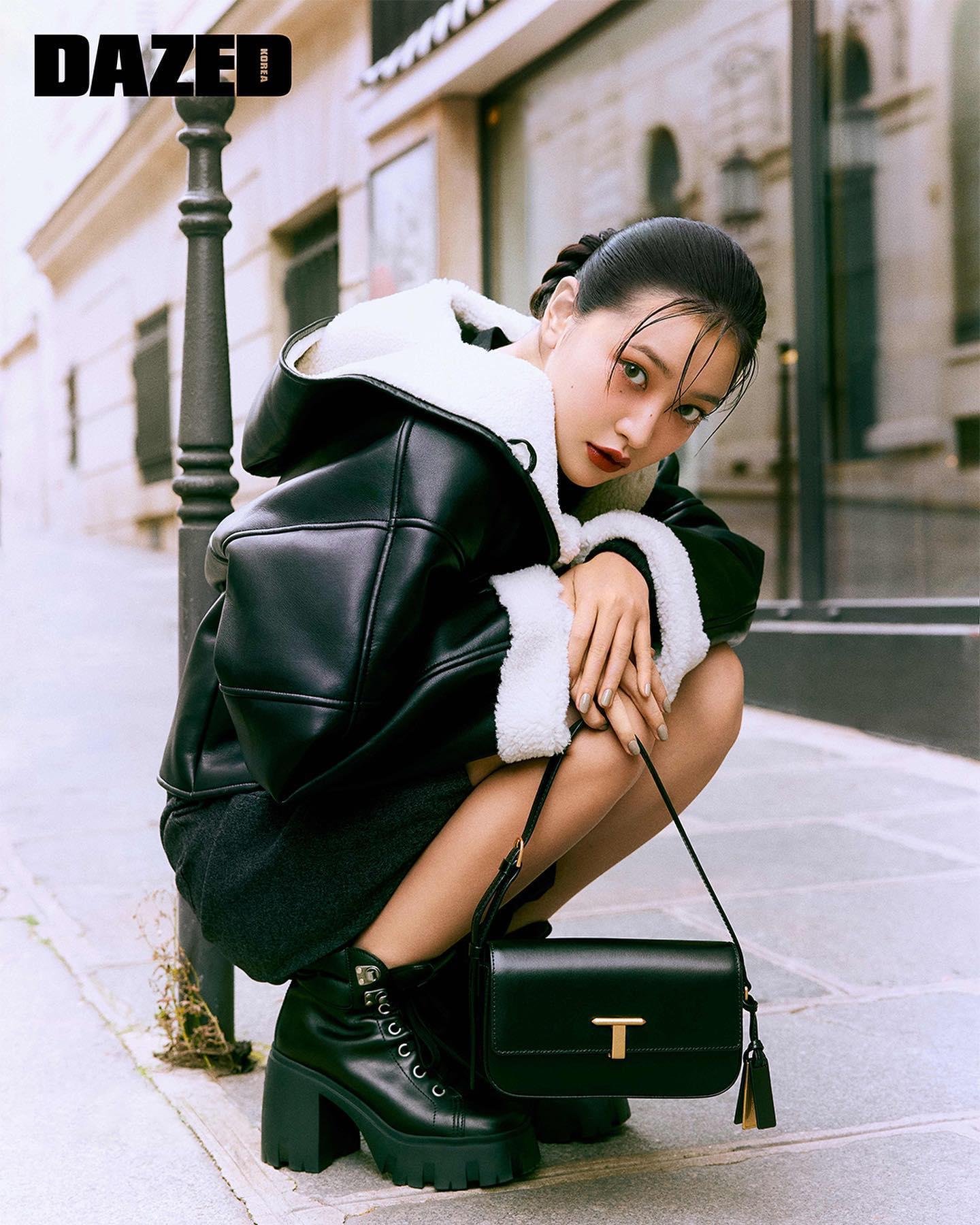 겨울도 시크해야지🖤🤍@무스탕 이미지