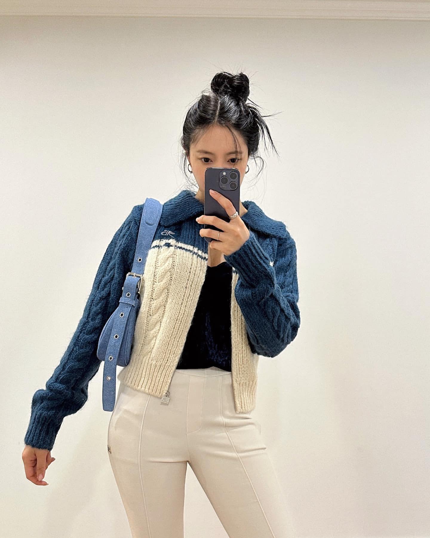 귀여운 카라 디테일🧶🎀 이미지