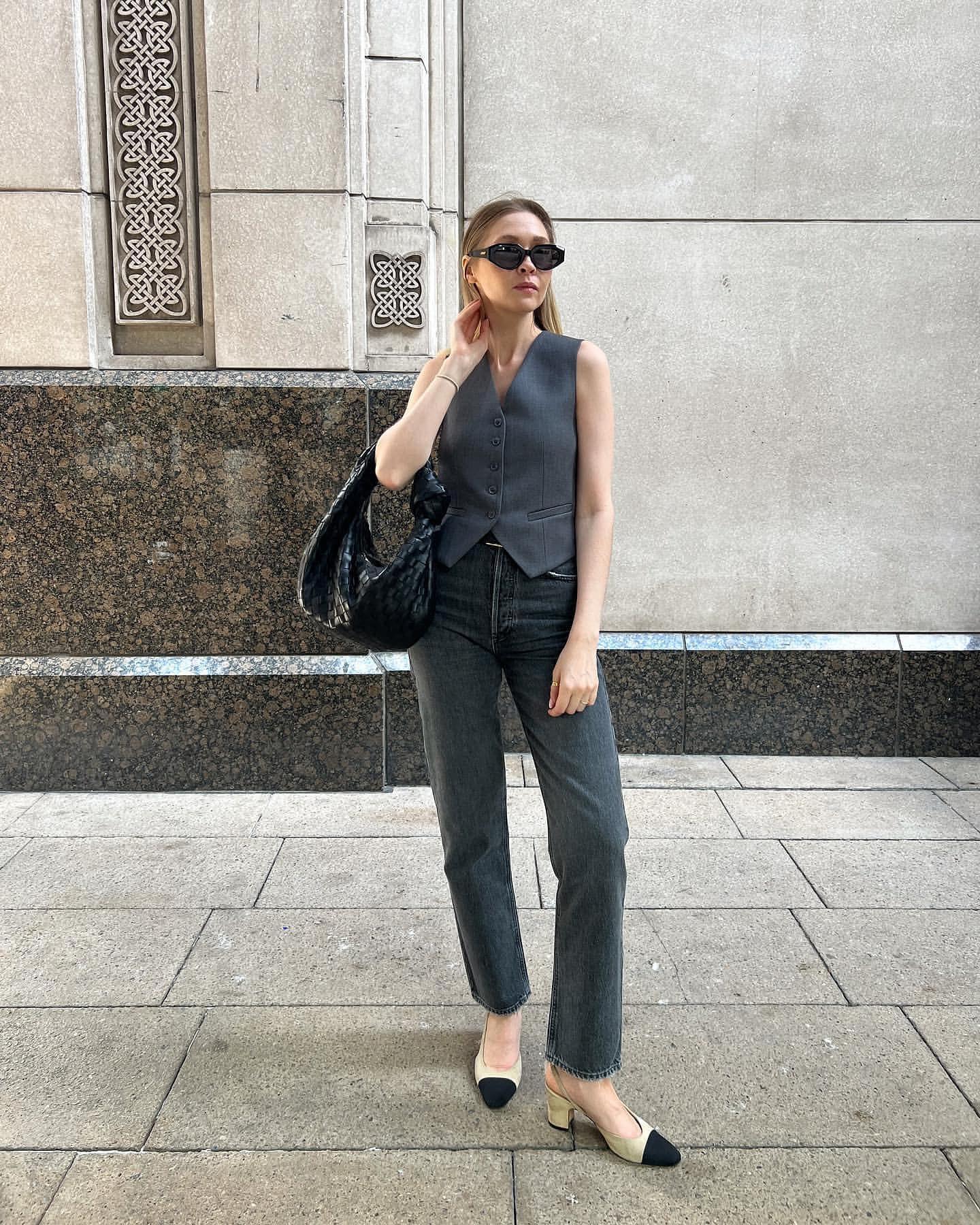 테일러링 무드🏷🤵🏻♀️조끼 코디 이미지